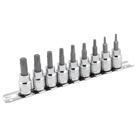 Performance Tool 9-Pc Star Bit Socket Set, W1178 W1178